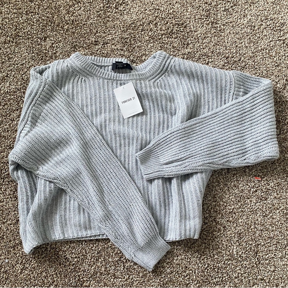Womens Cropped Sweater
